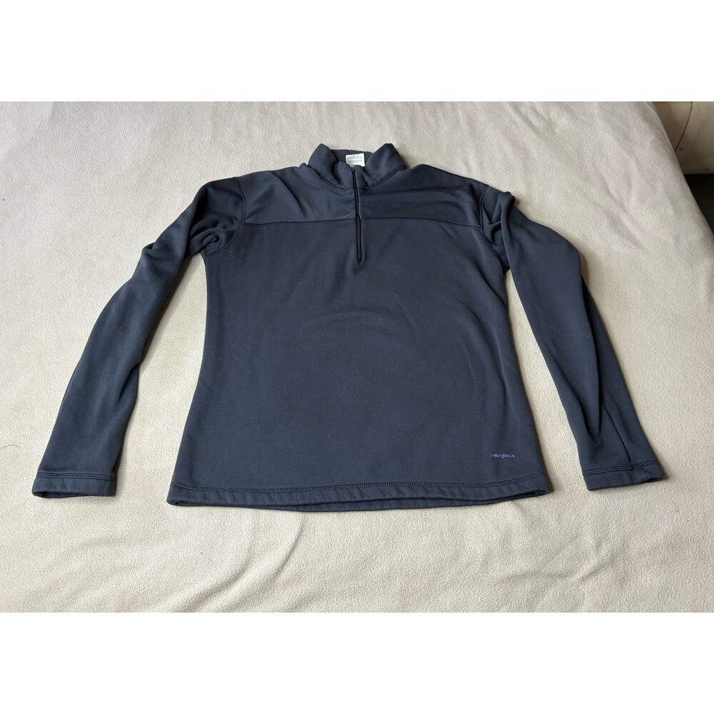 Patagonia Capilene Quarter Zip Long Sleeve Midweight Pullover Grey Women's L